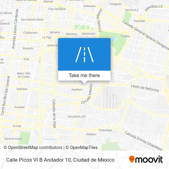 Calle Picos VI B Andador 10 map