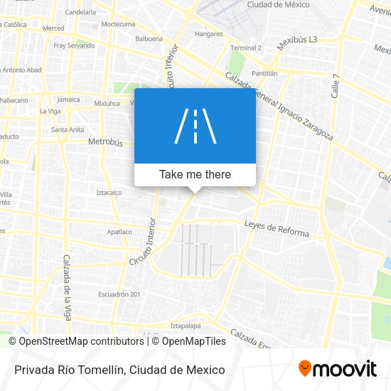 Privada Río Tomellín map