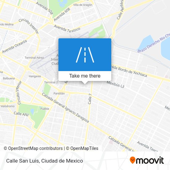 Mapa de Calle San Luis