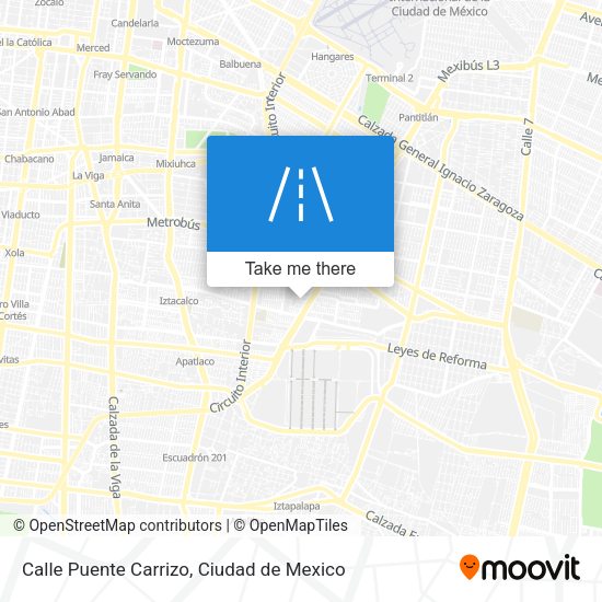 Calle Puente Carrizo map