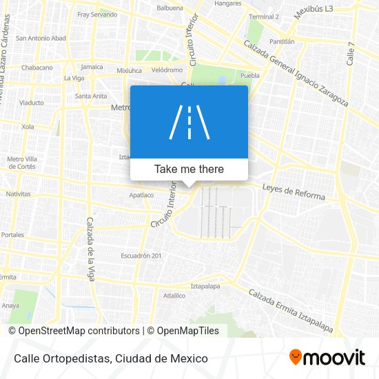 Calle Ortopedistas map