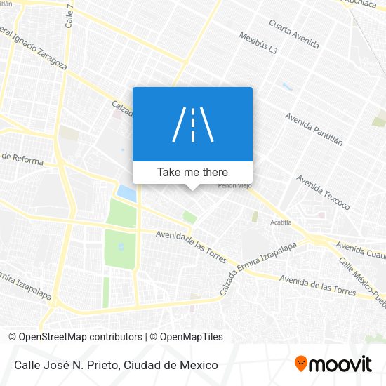 Mapa de Calle José N. Prieto