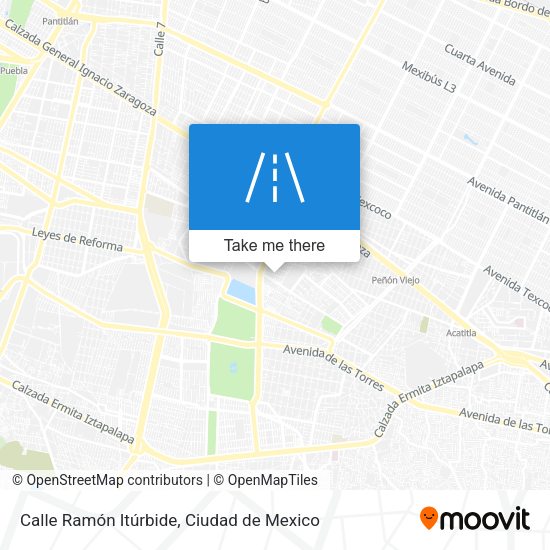 Mapa de Calle Ramón Itúrbide
