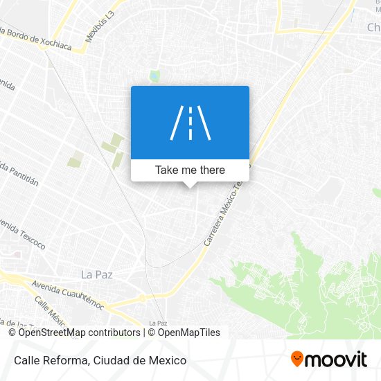 Calle Reforma map