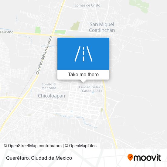 Querétaro map