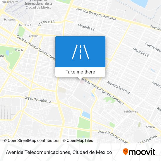 Mapa de Avenida Telecomunicaciones