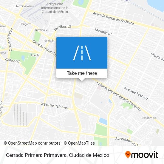 Cerrada Primera Primavera map