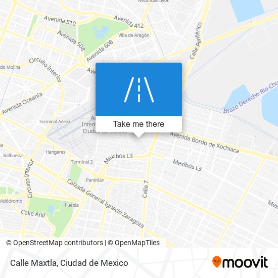 Mapa de Calle Maxtla