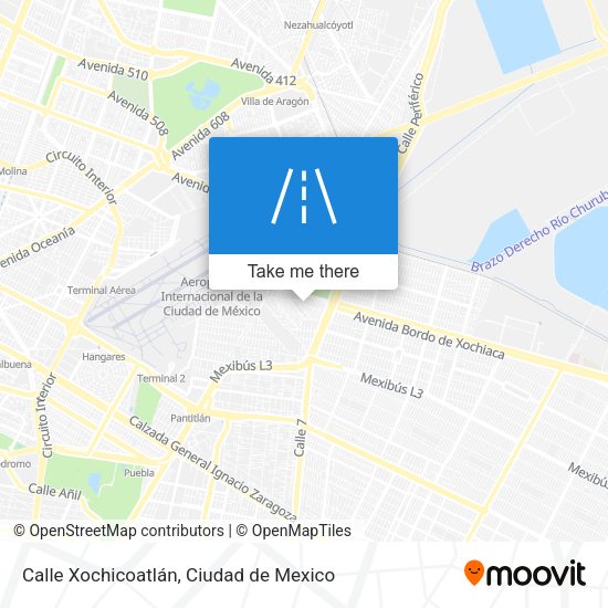 Calle Xochicoatlán map