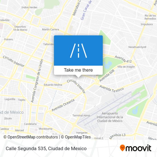 Calle Segunda 535 map