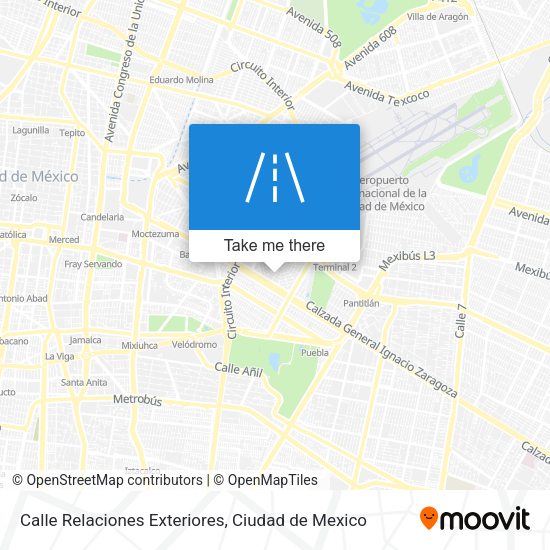 Calle Relaciones Exteriores map