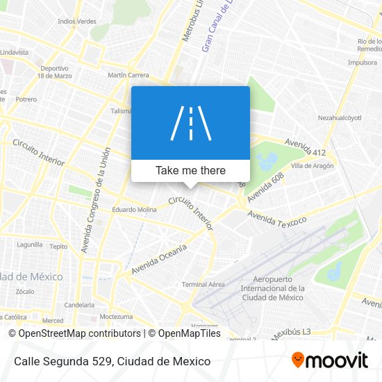 Calle Segunda 529 map