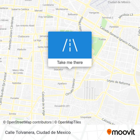 Mapa de Calle Tolvanera