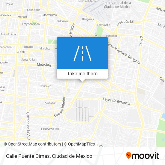 Mapa de Calle Puente Dimas