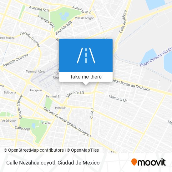 Calle Nezahualcóyotl map