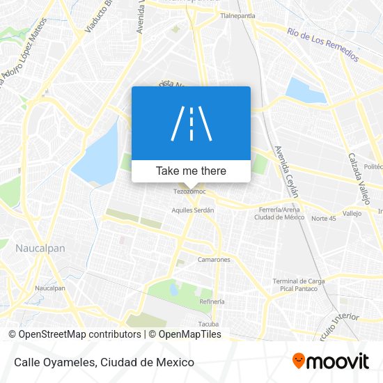 Calle Oyameles map