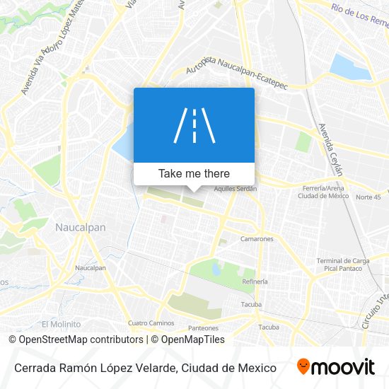 Mapa de Cerrada Ramón López Velarde