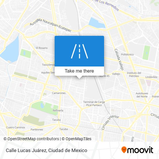 Mapa de Calle Lucas Juárez