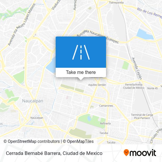 Cerrada Bernabé Barrera map