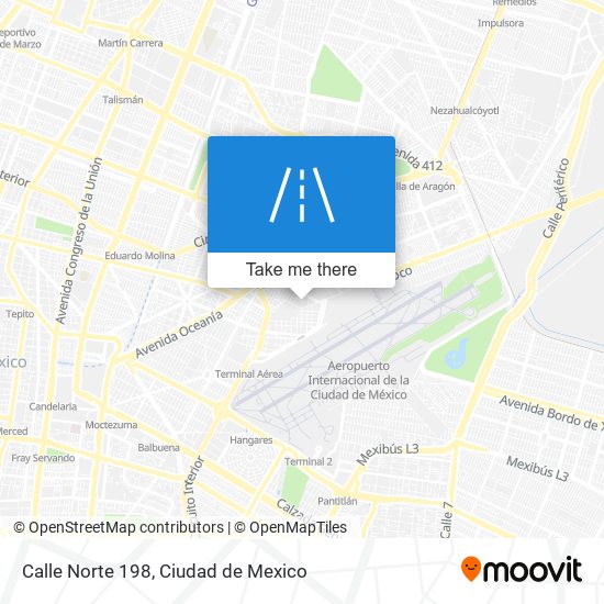 Calle Norte 198 map