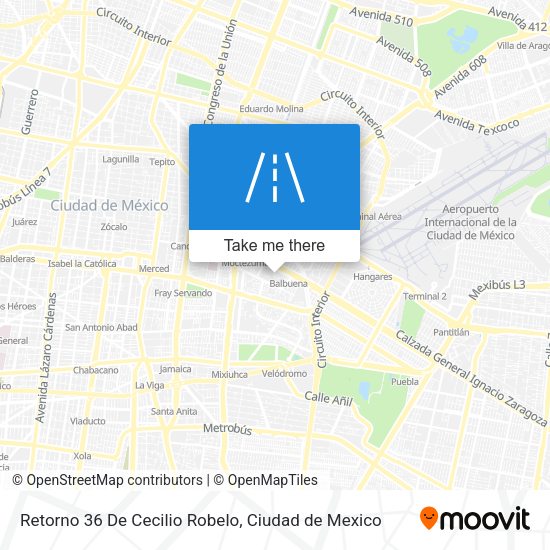 Mapa de Retorno 36 De Cecilio Robelo