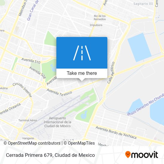 Cerrada Primera 679 map