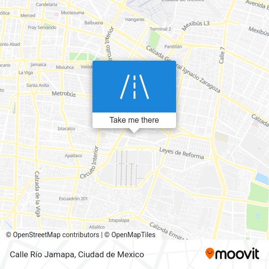 Mapa de Calle Río Jamapa