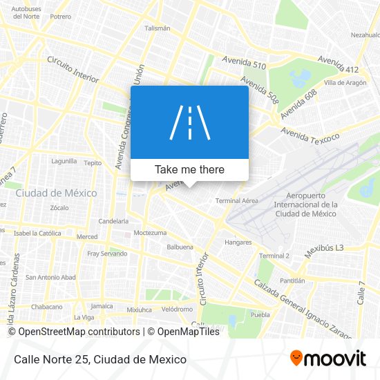 Calle Norte 25 map