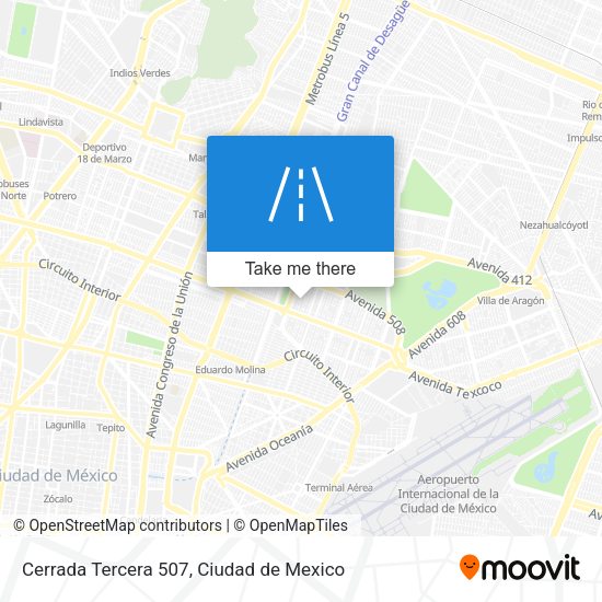 Cerrada Tercera 507 map