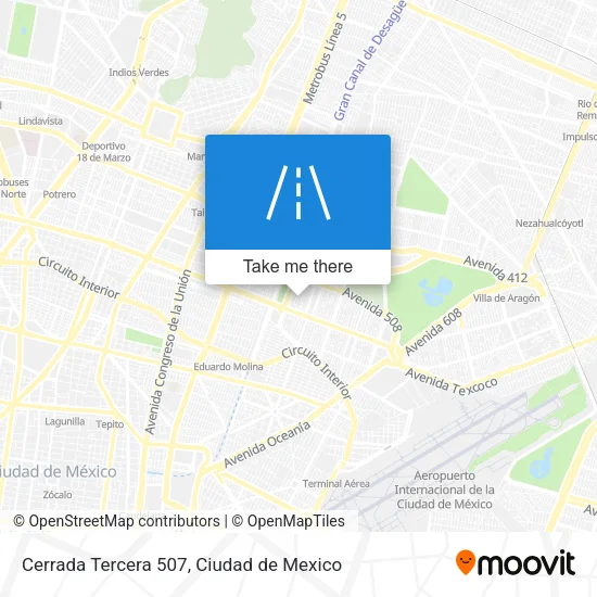Cerrada Tercera 507 map