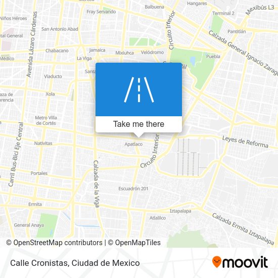Calle Cronistas map