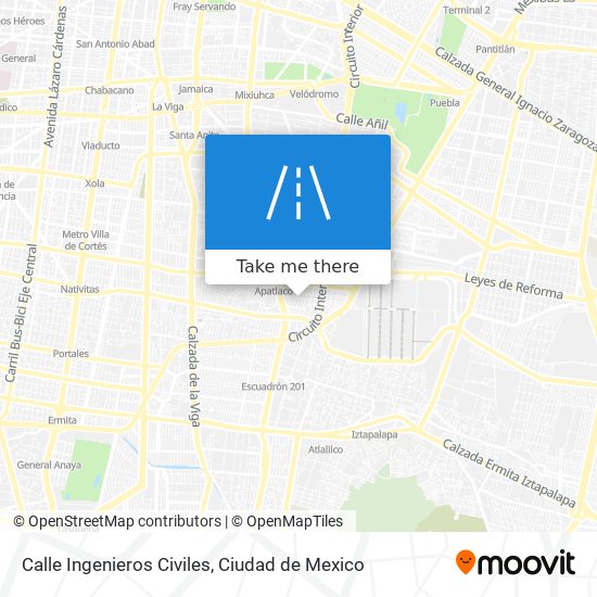 Mapa de Calle Ingenieros Civiles