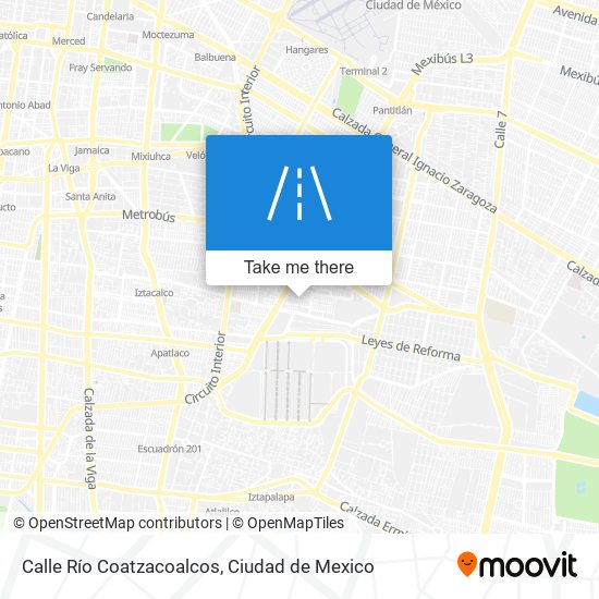 Calle Río Coatzacoalcos map