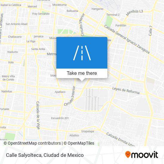 Calle Salyolteca map