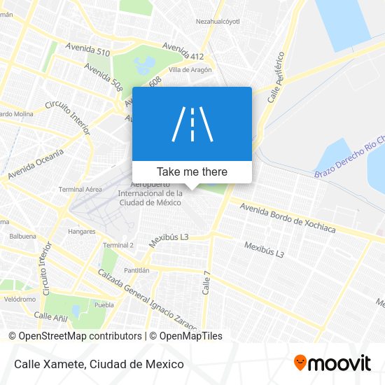 Mapa de Calle Xamete