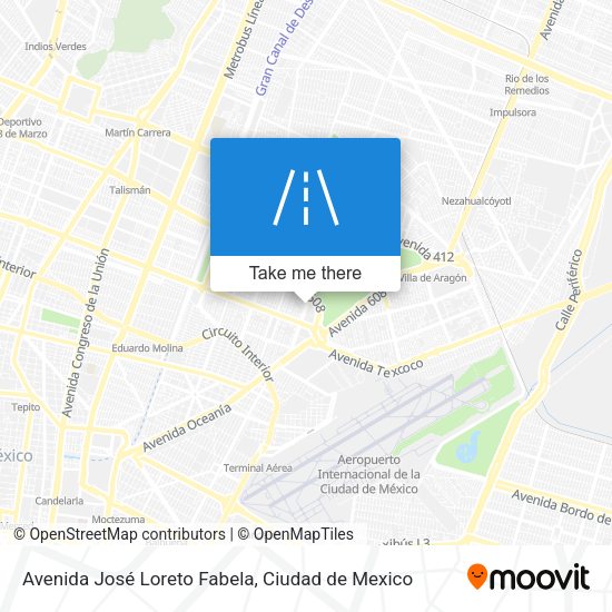 Mapa de Avenida José Loreto Fabela