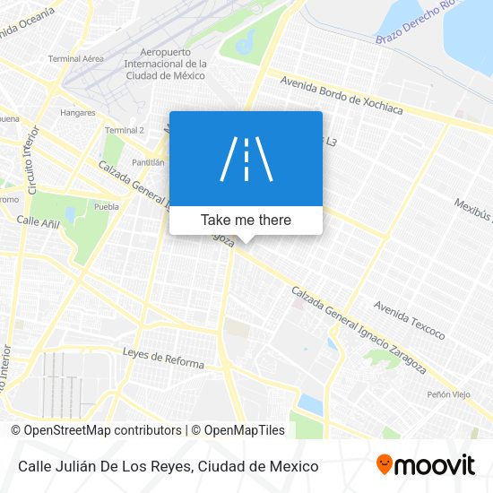 Mapa de Calle Julián De Los Reyes