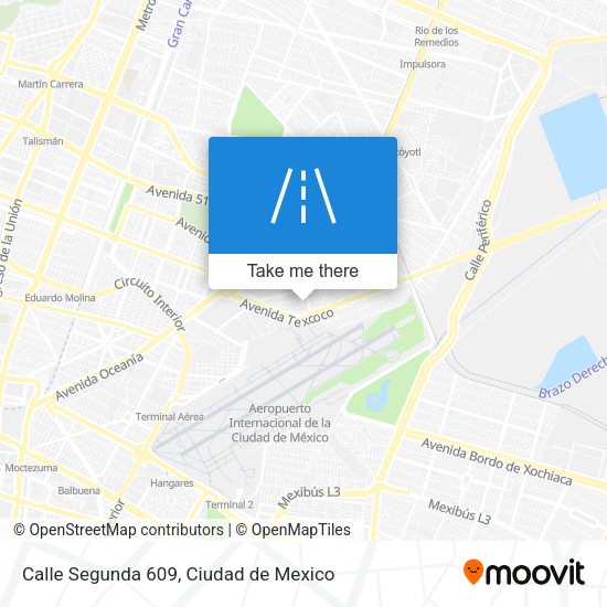 Mapa de Calle Segunda 609