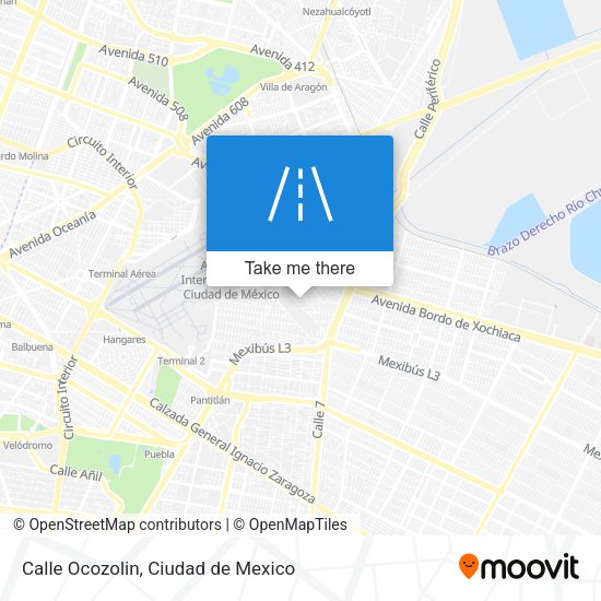 Calle Ocozolin map