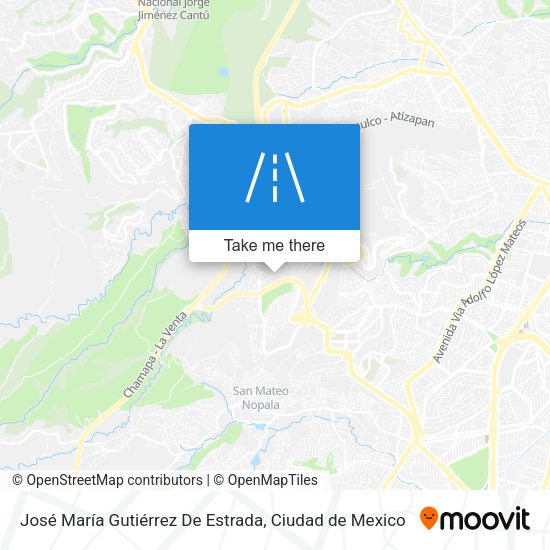 Mapa de José María Gutiérrez De Estrada