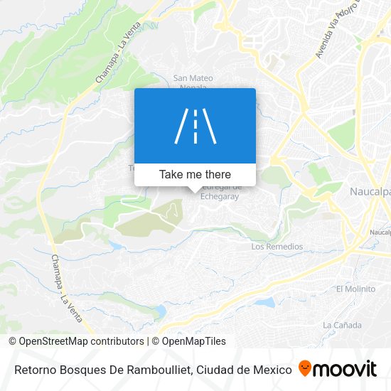 Mapa de Retorno Bosques De Ramboulliet