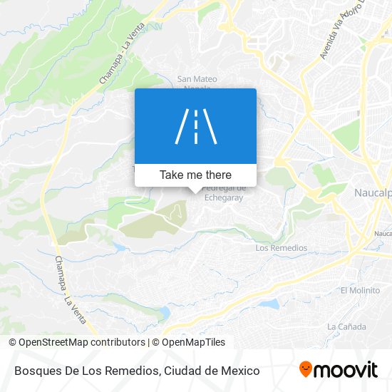 Bosques De Los Remedios map