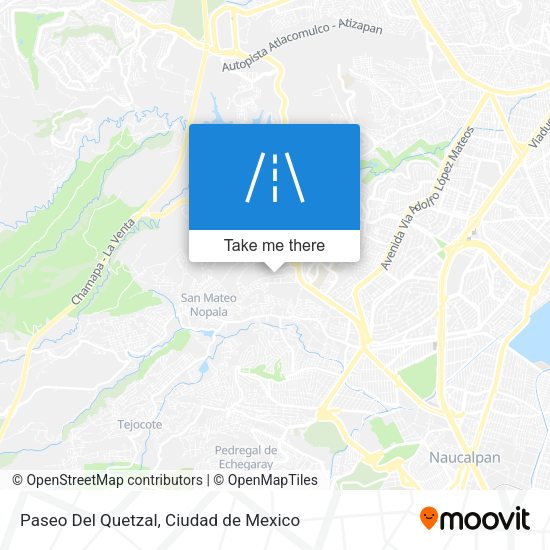 Paseo Del Quetzal map