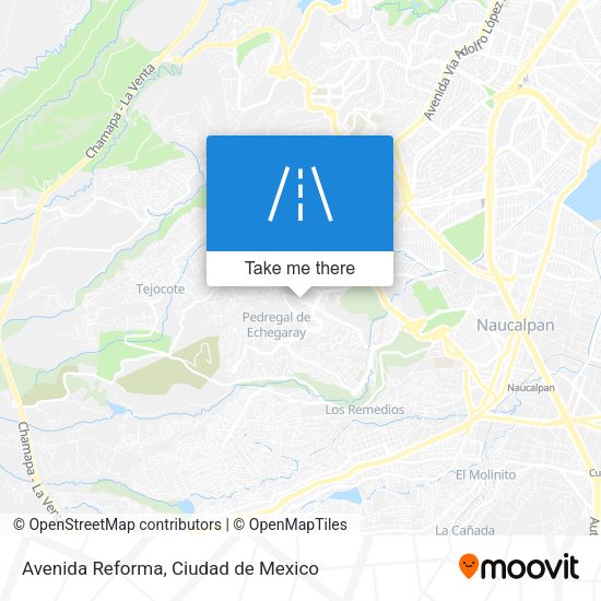 Avenida Reforma map