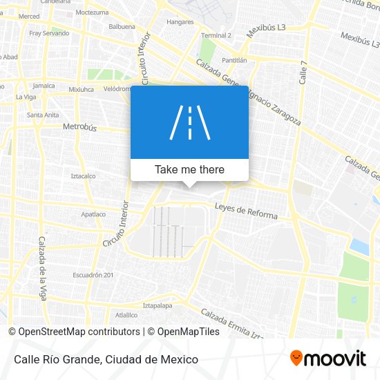 Mapa de Calle Río Grande