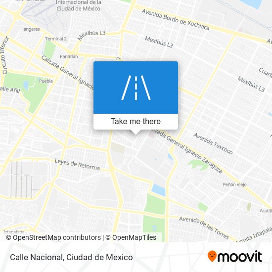 Mapa de Calle Nacional