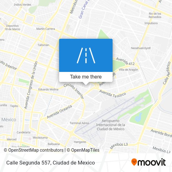 Calle Segunda 557 map