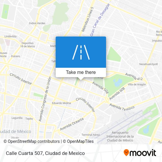 Mapa de Calle Cuarta 507