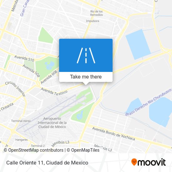 Calle Oriente 11 map