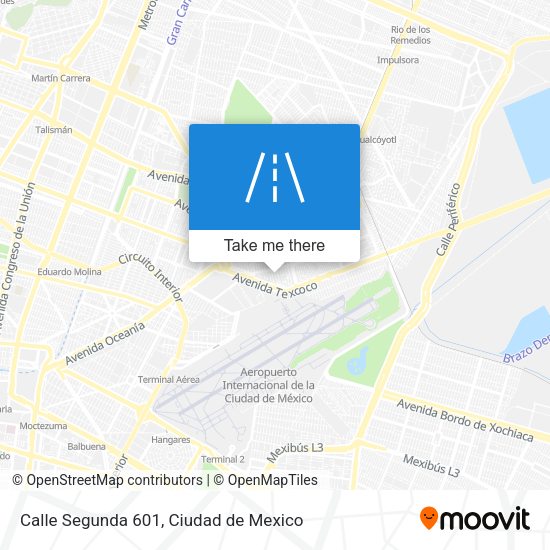 Calle Segunda 601 map